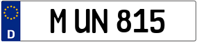 Truck License Plate